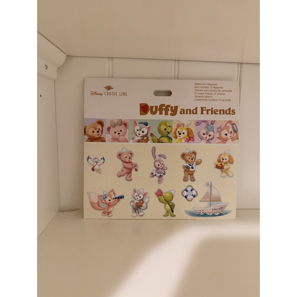 Disney Cruise Line Disney Adventure Duffy & Friends Magnets Set (10) DCL